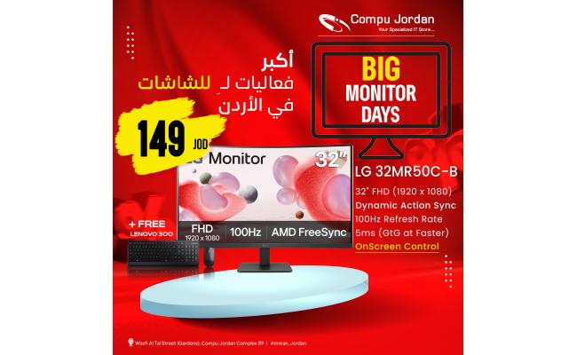 LG 32MR50C-B 32" Curved FHD Monitor